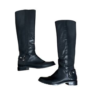 STUART WEITZMAN Accumulate Knee-High Boots Black Size 6.5